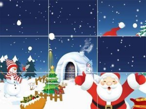 Festive Sliding Block Puzzle