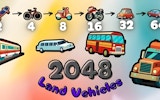 2048 Land Vehicles: Fun Merge Puzzle Adventure Online Game