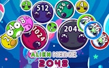 Alien Merge 2048 Online: Fun Sci-Fi Number Puzzle Game