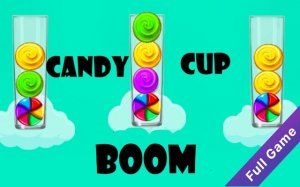Candy Cup Boom - Candy Sorting Puzzle Game Online