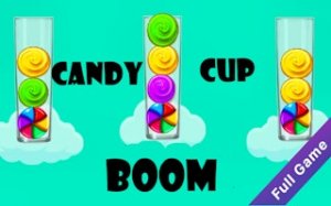 Candy Cup Sort Logic Puzzle