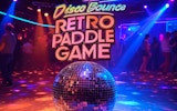 Disco Bounce Retro Paddle Ball Arcade Game