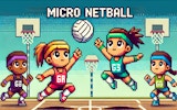 Micro Netball - Retro Pixel Sports Online Game