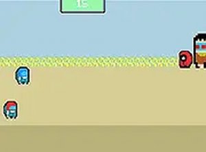 Impostor Squid Challenge Two Player Arcade Game