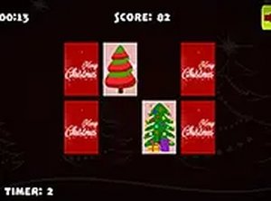 Christmas Tree Memory Puzzle Game