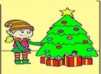 Christmas Elves Coloring Online Game