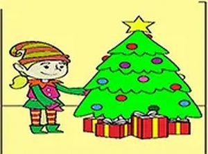 Christmas Elves Coloring Online Game