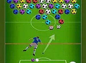 Soccer Bubbles Match 3 Puzzle Game
