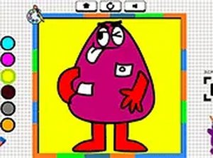 Grimace Click and Paint Online Game